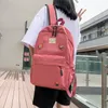 Ryggsäck Fashion Girl College School Bag Casual Simple Women Cute Book Packbags för Teenage Travel Shoulder Rucksack1