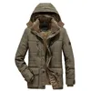 -20 degrés 7XL Parkas d'hiver hommes veste manteau épais chaud velours à capuche pardessus hommes coupe-vent multi-poches Chaquetas Hombre 201127