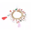 Pupazzo di neve Natale Avvento Conto alla rovescia Calendario fai da te 24 giorni Charms Bracciale Perline Set Scatola a sorpresa per le donne Ragazze Regali di Natale 201127