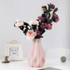 Wholesale Plastic Vase Shatter-proof Flower Pot Vases Modern Study Room Hallway Wedding Decor Pots Simple Unique