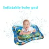 Baby Water Mat Infant Tummy Time Playmat Fun Activity for Sensory Stimulation Necessary Baby Inflatable Water Play Mat LJ201113