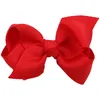 Baby Girls Barrette Bow Hair Clips Barn Hårtillbehör Ribbon Bowknot Hairpin Boutique Headwear Children Barrettes för småbarn QHC015