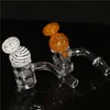 smoking New Quartz Banger Nail with Spinning Carb Cap and Terp Pearl Female Male 14mm Joint 90 Degrees For Glass Bongs