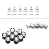 1440pcs Bag Rhinestones Set Flatback Glass Nail Rhinestones 6 Storlek Mixed Color AB Crystal Strass 3D Charm Gems Diy Nail Art Decora9523682