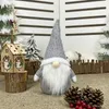 Gnome de vacances fait à la main, Tomte suédoise, décoration de Table elfe de noël, ornements de remerciement, cadeaux pour enfants, JK2011PH