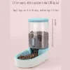 3.8L Dois estilos PET alimentador automático de tamanho pequeno Capaconar água de cão de gato com recipiente de alimentos de base não -lips Y200917