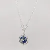 gioielli Collana Designer pandora San Valentino Pandora Globe Earth Collana in argento sterling 925 Designer per donna ciondolo catena set regali di compleanno 399235C01-50