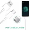 5A USB Type C-kabel Fast Charger Micro USB-oplaadkabels 1M-adaptergegevenssync-kabel QC3.0
