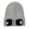 2020 Nieuwheid Glasser Winterhoeden Beanies Skullies Skiing Cap met afneembare bril Men Men Dames Winter Knitted Hat Nieuwheid Caps