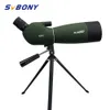 Freeshipping 25-75X70mm Spotting Scope SV28 Teleskop Kontinuerlig Zoom BK7 Prism Mc Lens Vattentät Jakt Monokulär + Tripod F9308B