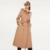 Winter Woolen Coat Women Fashion Classic Overcoat Thick Elegant Long OL Jackets Streetwear 201102