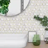 Tiles Wall Stickers Oil-proof Waterproof Tile Sticker Decor Self-adhesive PVC Wall Stickers Removable Kitchen Decor oil sticker ZYY376