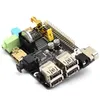 Ensemble d'adaptateurs de carte d'extension Audio Raspberry Pi X200 DAC pour 3 modèles B Plus 3B Pi 2B B+