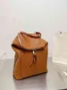 Bags Tote Backpack Unisex Shoulder Strap Fashion Handbag Large Capacity Clutch Brown Leather Brand Designer Crossbody Female Purse201e