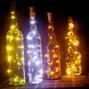 2M 20LEDs Mini LED férias luzes da corda Micro Lâmpada Waterproof Wedding Indoor Luz para Decoração de Natal de vidro Artesanato