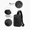 Mężczyźni Chest Bag Ramię Crossbody Torba Wodoodporna Duża pojemność do telefonu komórkowego Q0705