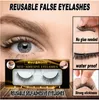 Batı Ay Yeniden Kullanılabilir Kendinden Yapışkanlı Kirpikler, Kirpikler Yanlış Kirpikler Kedi Gözler WISPY Natural Faux Vizon Lashes