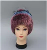 ファッション女性の毛皮の帽子のための冬の天然レックスウサギキャップロシアの女性のヘッドギアのブランド暖かいビーニー211228