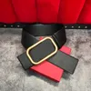 Women Classic Big Buckle Billts Quality Black Red White White Goldine Gold Gold Boxle Belt With Women Women Designers Belts290O