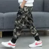Kids Clothes Big Boys Camouflage Teenagers Cotton Full Length Children Casual Trousers Military Pants LJ201127