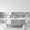 Autocollants de carreaux de marbre PVC amovibles, 15x15cm, salle de bains texturée, mur 3D pelé et collé pour imperméable à l'eau, DIY bricolage, 220217
