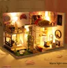 Mobiliários de boneca de boneca realistas de boneca capa de pó de boneca em miniatura Light House para bonecas Toys feitos à mão para crianças LJ201126