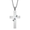 Pendant Necklaces Fashion Stainless Steel Christian Bible Prayer Cross Men Necklace Charming Gifts Jewelry2477