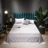 1 pc Egyptian Cotton Flat Sheet Solid Color Bedsheet lenzuola matrimoniali Bed Linens Twin Full Queen King