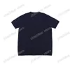 22SS män kvinnor designers stickade t-shirt t-shirts tee älskar jacquard brev kort ärm man besättning nacke paris mode streetwear blå xs-l