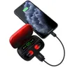 Bluetooth draadloze oortelefoons HB-LX Mooie gradiëntkleuren TWS Waterdichte Sport Hoofdtelefoon Oortelefoon Oordopjes LED-lader Case