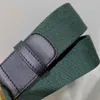 Classique or argent boucle hommes ceintures de qualité supérieure noir/marron en cuir véritable vert bleu web femmes ceinture avec boîte 168