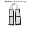 Szaliki Sublimacji Jednoustnione Szalik Dla Sublimacji Thermal Transfer Ręcznik Hurtownie Sublimacja Puste Blanki Panles Scarf Z Tassels A02