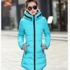 wadded female women's winter down cotton jacket slim parkas ladies coat plus 201126
