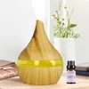 3 Colors USB Wood Grain Humidifier Luminous Aroma Diffuser Office Household Purifier Humidifier Free Shipping