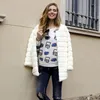 Женская меховая искусственная зимняя роскошная пальто Офис Леди Женская куртка Женщины Поддельные слои плюс размер 3XL одежда