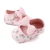 Baby Girls First Walkers Newborn Shoes Cute Bowknot Infant Prewalker Soft Bottom Anti Slip Toddler Girls Princess Shoes