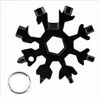 Snowflake Multi Tool 18 in 1 Snowflake Wrench Multitool Bottle Openers Multi Key Ring Ring Fix Tool Archancs Christmas Snowflake Gift FY7312 GG0210