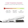 Hair Volumizing Iron 2 IN 1 Hair Straightener Curling Ceramic Crimper Corrugated Curler Flat Iron 3D Fluffy Hair Styling Tool 53 29154120