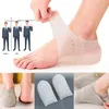 Altura invisível Aumentada ASSOLE Silicone Heel Meias para mulheres Homens Insoles 2.5cm Palmilhas para Plantar Fasciite Sapato Sole White 220121