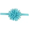 Abbigliamento per bambini Chiffon Flower Bambini Elastico Carino Hairbands Neonati Neonati Capanni per bambini per ragazze Accessori per capelli per bambini KHA127