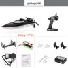 2.4 GHz RC Boat 4Ch Water Circulation Cooling High Speed ​​Racing RC Boat Borstless Motor 45 km/h automatiskt Korrigera