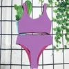 Bikini con lettere reversibili con lettere sexy Costumi da bagno da donna Costume da bagno da donna Costume da bagno estivo per vacanze 4 colori