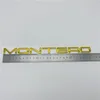 Biltillbehör för Mitsubishi Montero Bakre bagageutrymme Emblem Sidan Dörr Fender Logo Words Namnplatta Decal336e