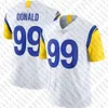 Wholesale 9 Matthew Stafford 17 Puka Nacua 10 Cooper Kupp Custom Football Jerseys Aaron Donald Kyren Williams Kobie Turner Tyler Higbee Royce Freeman Tutu Atwell Byr