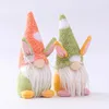 Pasen Faceless Bunny Doll Kids Rabbit Knome Gift St. Patrick Day Gnomes Dwarf Doll Holiday Party Table Decoratie