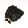 VMAE INDIEN INDIEN non traité vierge vierge extension de cheveux naturelle Couleur 1G Strand 100g Yaki 3A 3B 3C 4A 4B 4C Afro Curly Water Dee1618678 Afro