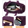 Sacs polochons unisexe sac de voyage Oxford sport Yoga sacs à main grand bagage couleur unie épaule Portable salle de sport 2021 XA214M1