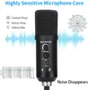 USB Microphone for Computer, Condenser Gaming Mic for Streaming,Skype Chats Compatible with Mac PC Laptop, Desktop Windows Computer