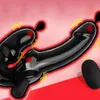 Strapless Strap-on Dildo Vibrator Adult sexy Toys 10 Speed Double-heads for Women Remote Control Strapon Lesiban