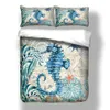 Sea Turtle Octopus Whale Dolphin Seahorse Quilt Cover Pillowcase Home Textile Bedding Quilt Cover Bed Duvet Quilt Cover Sets